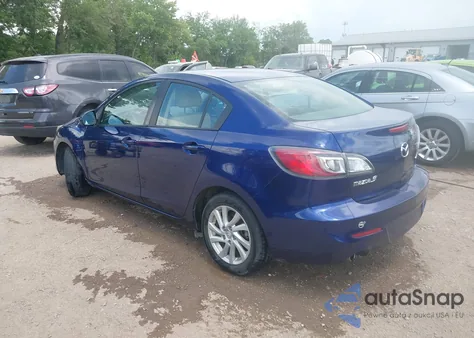 2012 Mazda Mazda3 I Touring z USA, uszkodzony, nr VIN JM1BL1V78C1626731